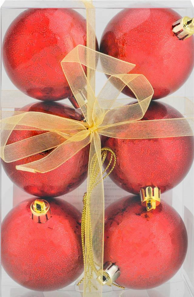 LIV & BO Ozdoby červené 5,8cm/6ks