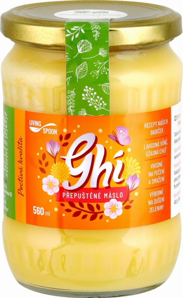 Living spoon GHÍ přepuštěné máslo