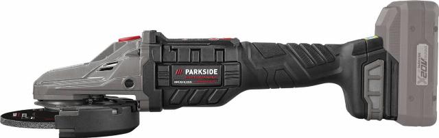 PARKSIDE PERFORMANCE Aku úhlová bruska s plochou hlavou PPWSFA 20-Li C4