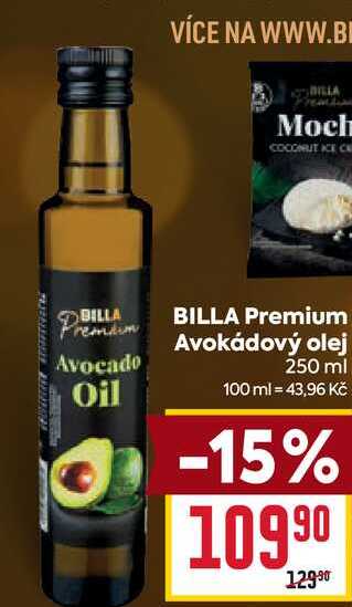 BILLA Premium Avokádový olej 250 ml