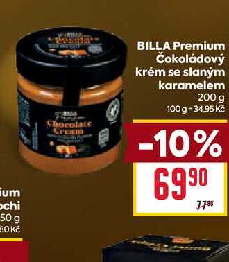 BILLA Premium Čokoládový krém se slaným karamelem 200 g 