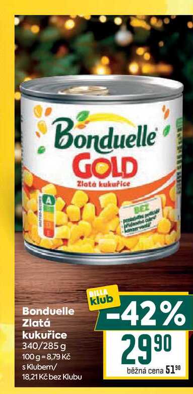 Bonduelle Zlatá kukuřice 340/285 g 