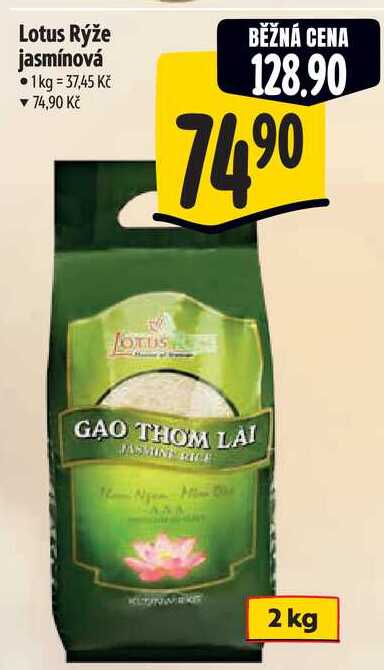 Lotus Rýže jasmínová, 1 kg