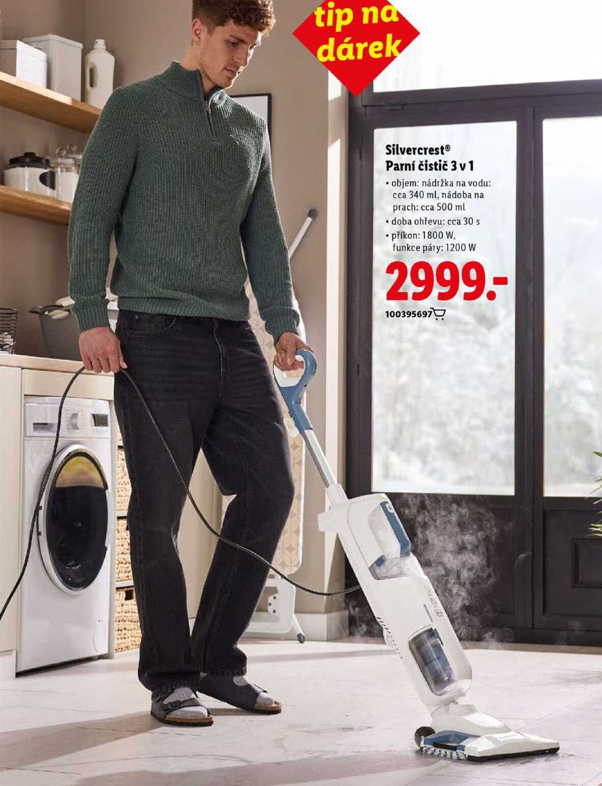 Silvercrest Parní čistič 3 v 1 