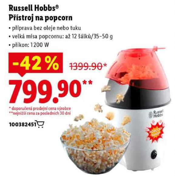 Russell Hobbs Přístroj na popcorn