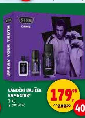 VÁNOČNÍ BALÍČEK GAME STR8, 1 ks 