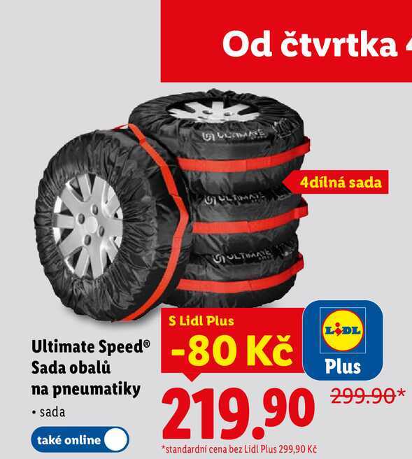 Ultimate Speed Sada obalů na pneumatiky 