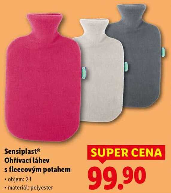Sensiplast Ohřívací láhev s fleecovým potahem 