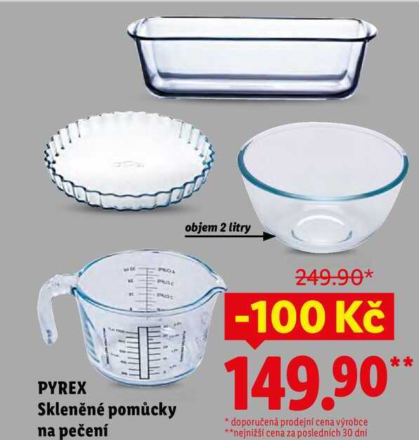 PYREX Skleněné pomůcky na pečení 