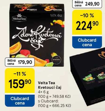 Velta Tea Kvetoucí čaj, 4x6 g