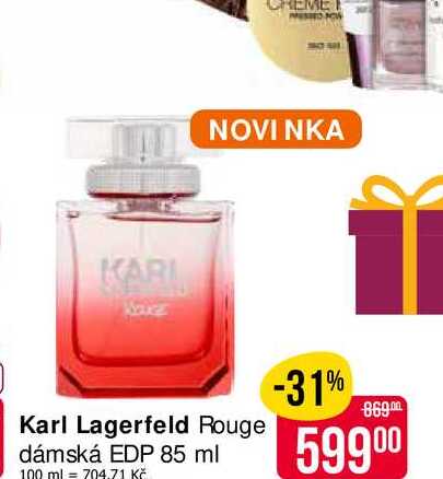 Karl Lagerfeld Rouge dámská EDP 85 ml 