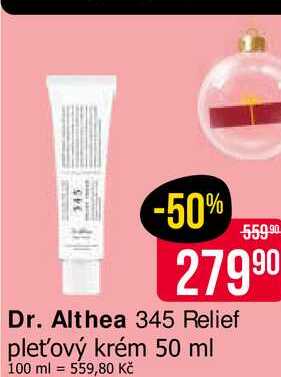Dr. Althea Relief pleťový krém 50 ml