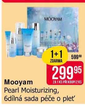 MOOYAM Pearl Moisturizing, 6dílná sada péče o pleť
