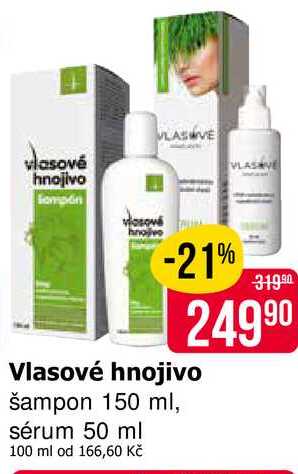 Vlasové hnojivo šampon 150 ml