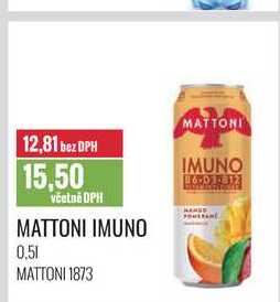 MATTONI IMUNO 0,5l