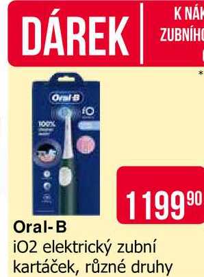 Oral-B iO2 elektrický zubní kartáček, různé druhy 