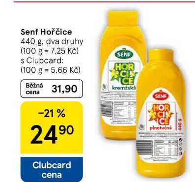 Senf Hořčice, 440 g