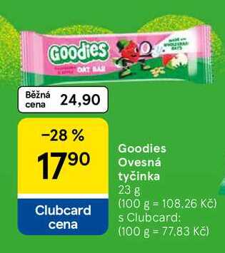 Goodies tyčinka, 23 g