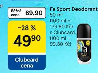 Fa Sport Deodorant, 50 ml