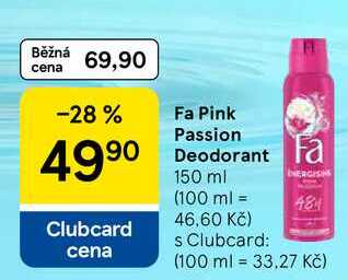 Fa Pink Passion Deodorant, 150 ml