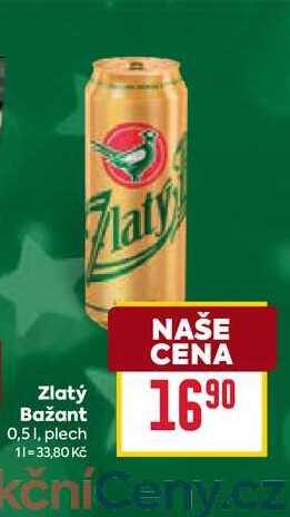 Zlatý Bažant 0,51, plech