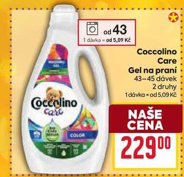 Coccolino Care Gel na praní 43-45 dávek 