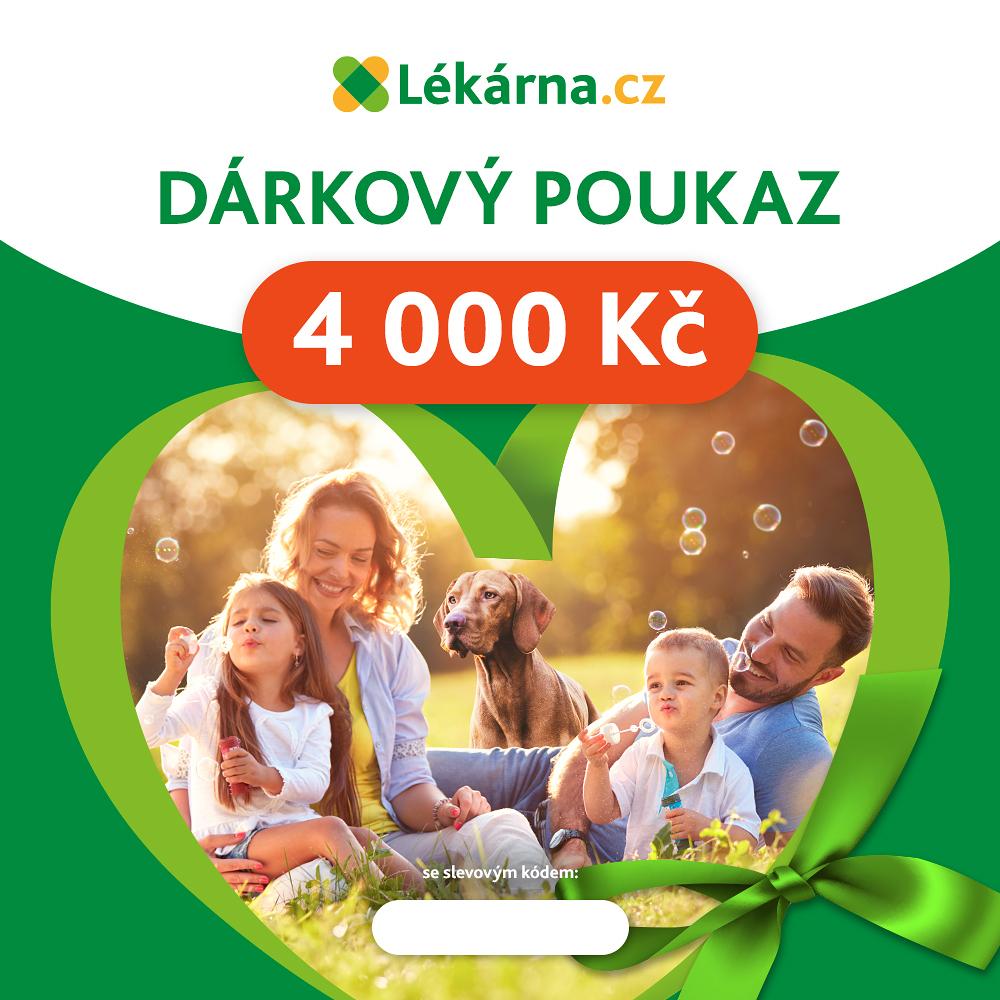 Elektronický dárkový poukaz v hodnotě 4000 Kč