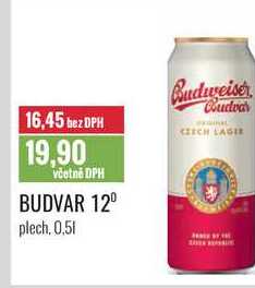 BUDVAR 12° 0,5l