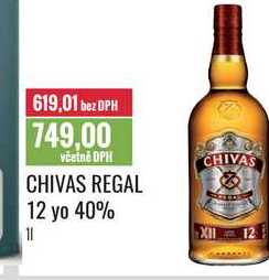 CHIVAS REGAL 12 yo 40% 1l