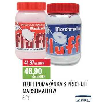 FLUFF POMAZÁNKA S PŘÍCHUTÍ MARSHMALLOW 213g