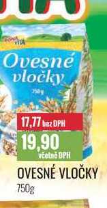 OVESNÉ VLOČKY 750g 