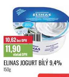 ELINAS JOGURT BÍLÝ 9,4% 150g 