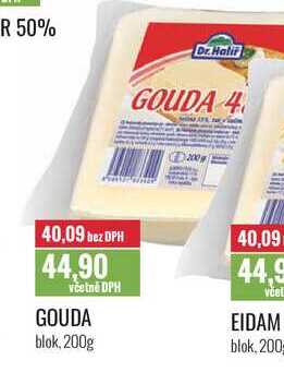 GOUDA blok, 200g 