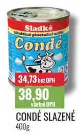 CONDÉ SLAZENÉ 400g 