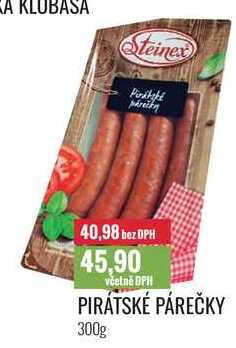 PIRÁTSKÉ PÁREČKY 300g