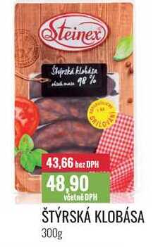 ŠTÝRSKÁ KLOBÁSA 300g