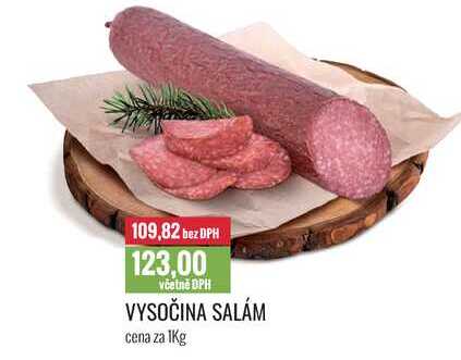 VYSOČINA SALÁM cena za IKg