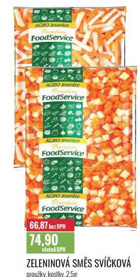 ZELENINOVÁ SMĚS SVÍČKOVÁ 2,5kg