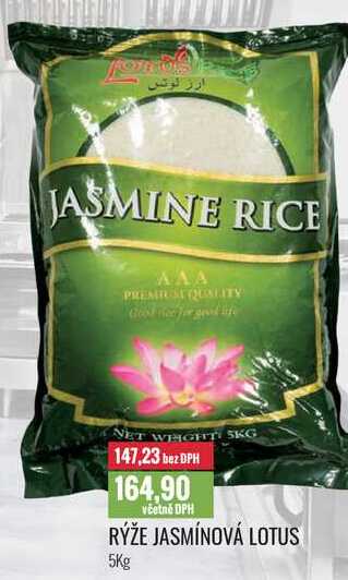 RÝŽE JASMÍNOVÁ LOTUS 5Kg 