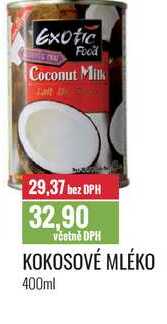 KOKOSOVÉ MLÉKO 400ml 