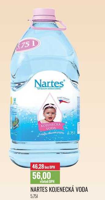 NARTES KOJENECKÁ VODA 5,75l