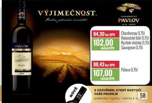 Vinařství Pavlov 0,75l