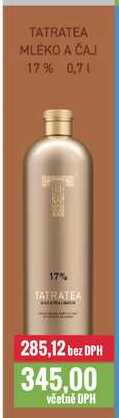 TATRATEA MLÉKO A ČAJ 17 % 0,7l