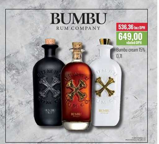 BUMBU RUM COMPANY 0,7l