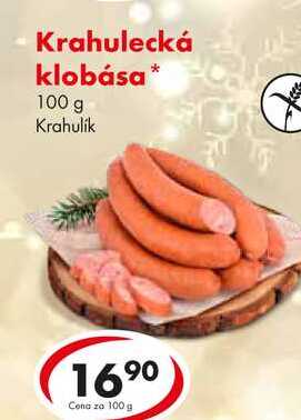 Krahulecká klobása, 100 g