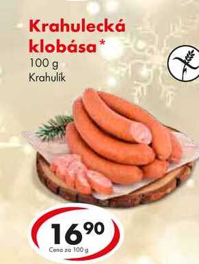 Krahulecká klobása, 100 g