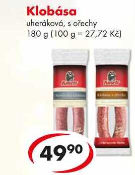 Klobása, 180 g