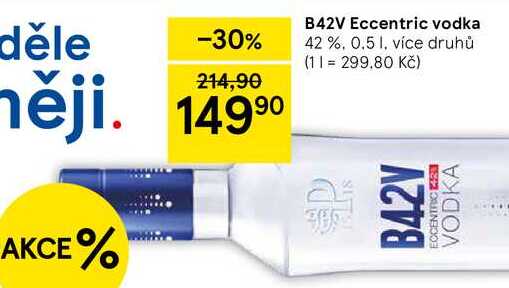 B42V Eccentric vodka 42 %, 0.5 l