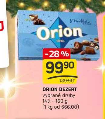 ORION DEZERT vybrané druhy 143 - 150 g