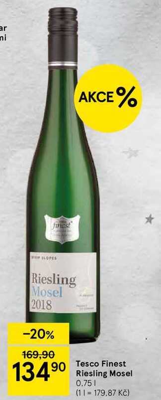 Tesco Finest Riesling Mosel, 0.75 l